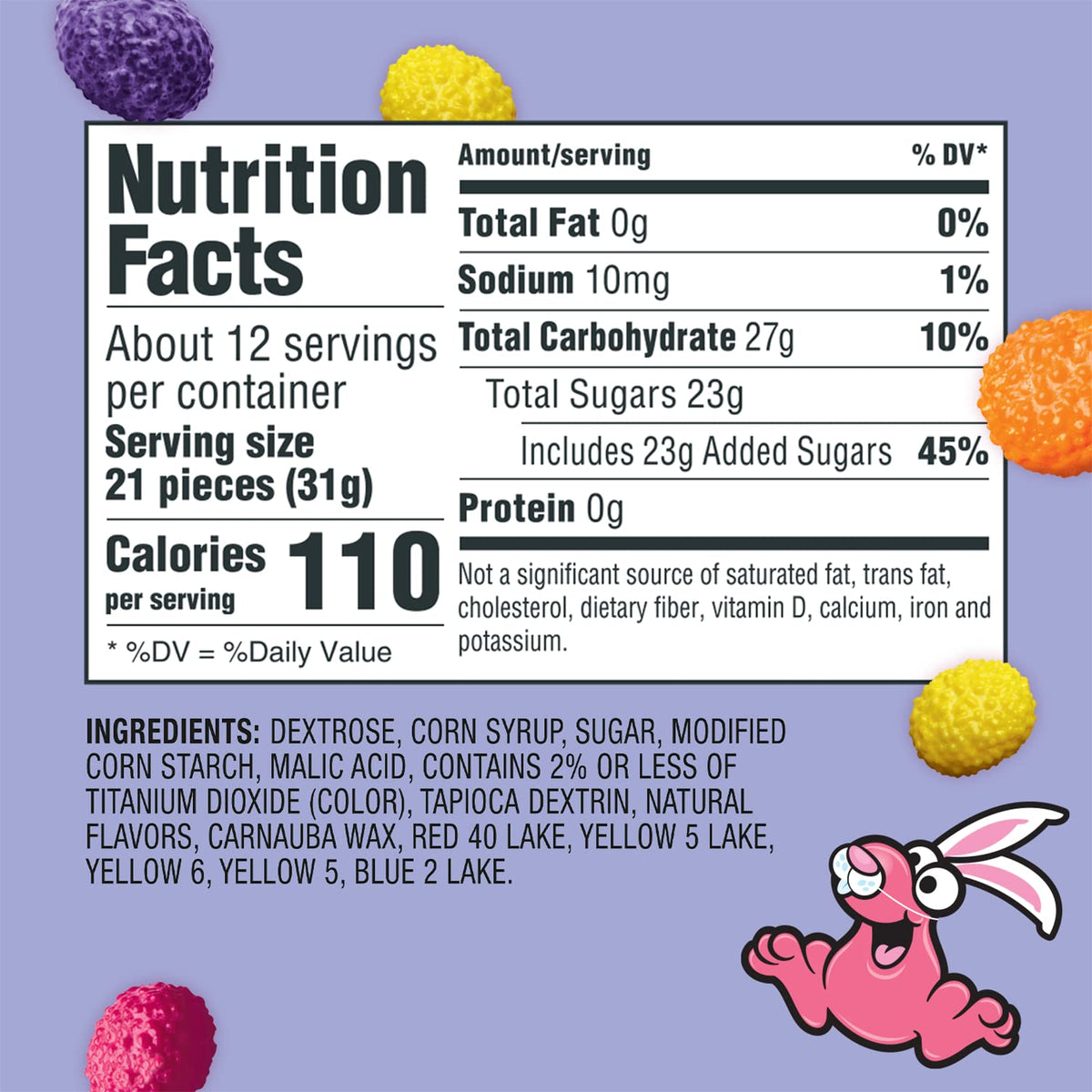 Ferrara Big Chewy NERDS Jelly Beans colorful display for seasonal treats.