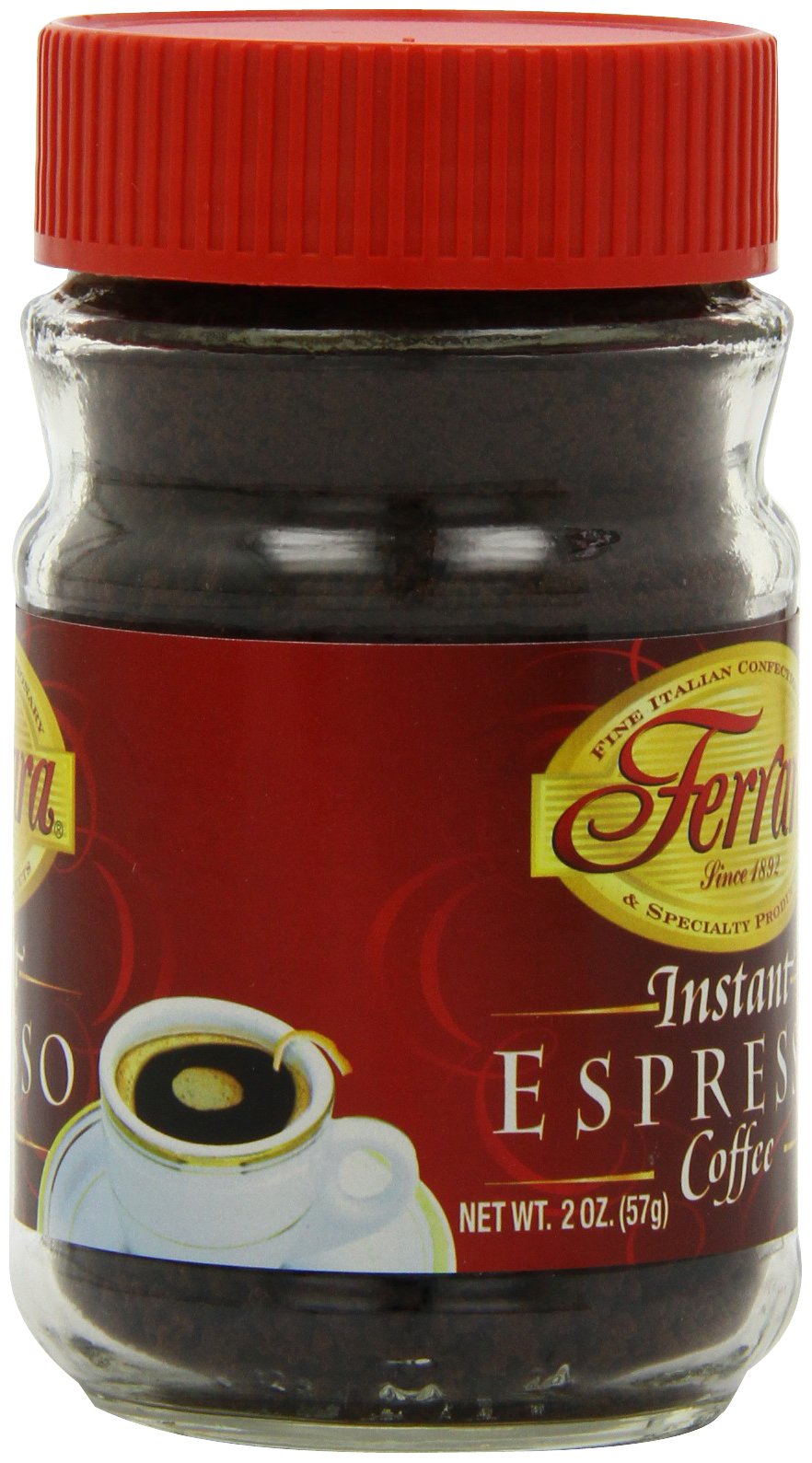 Chocolate mocha cake with Ferrara instant espresso for enhanced depth of flavor.