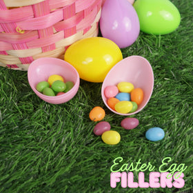 Handful of Ferrara SweeTarts Jelly Beans ready for spring snacking.