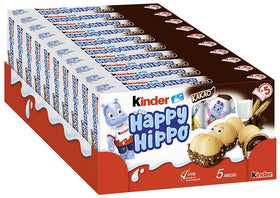 Ferrero Kinder Happy Hippo 5-piece pack front view, ideal kid snack