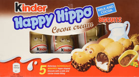 Ferrero Kinder Happy Hippo box of cocoa cream bars for sharing and on-the-go snacking.