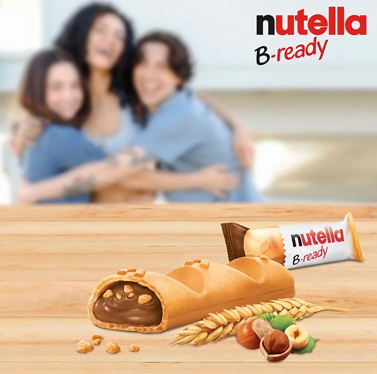 Crisp Nutella B-ready snack idea for busy mornings