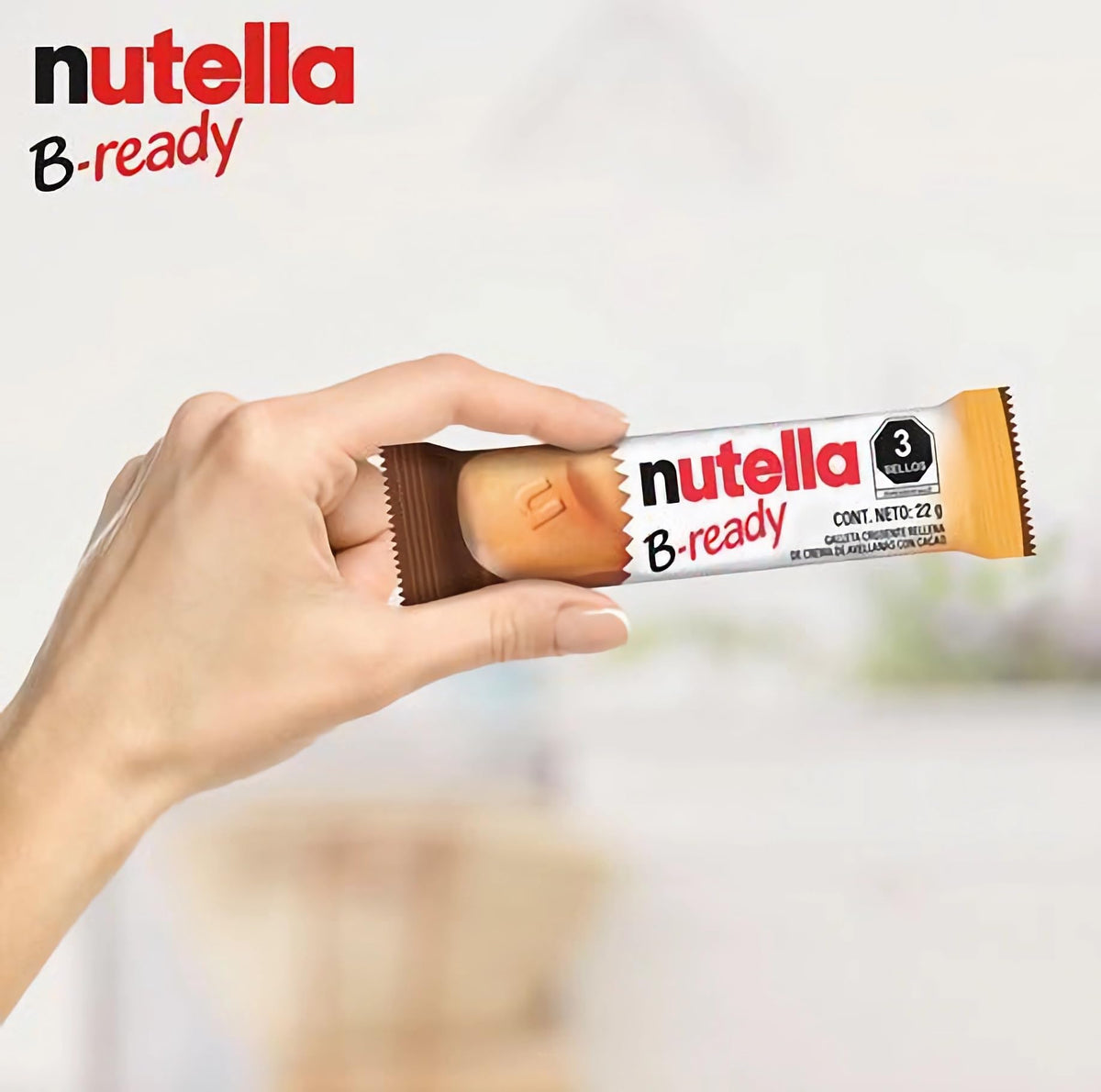 Creamy Nutella spread visible inside a ready-to-eat bite