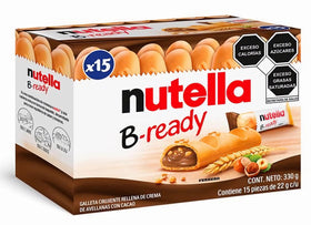 Ferrero Nutella B-ready crisp wafer bread for breakfast