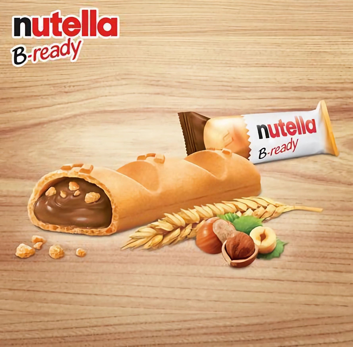 Italian import packaging for Ferrero Nutella B-ready