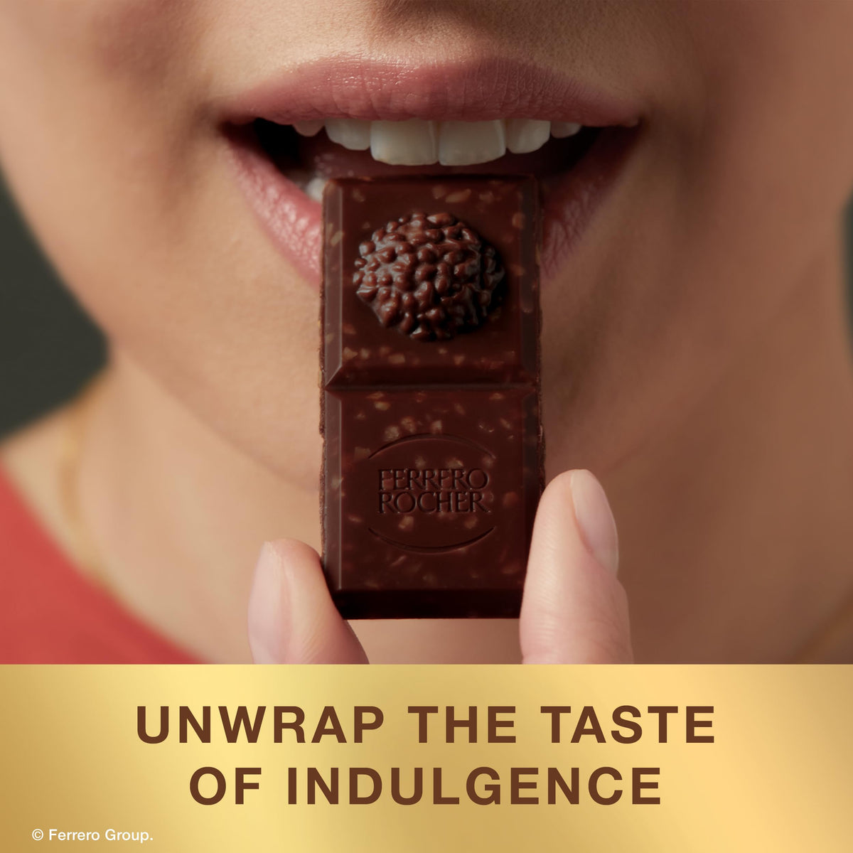 Elegant gold foil on Ferrero Rocher bars suitable for gifting