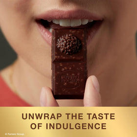 Elegant gold foil on Ferrero Rocher bars suitable for gifting