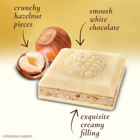 Ferrero Rocher bars individually wrapped bars for easy, on-the-go enjoyment.