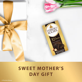 Gold-wrapped Ferrero Rocher bar ready for gifting