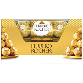 Ferrero Rocher golden wrapper highlights premium gift presentation