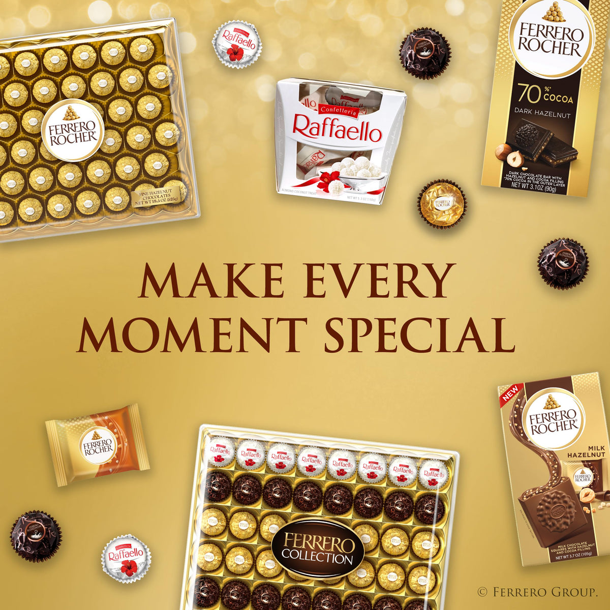 Ferrero Rocher Valentine display ready to spread joy and sweetness
