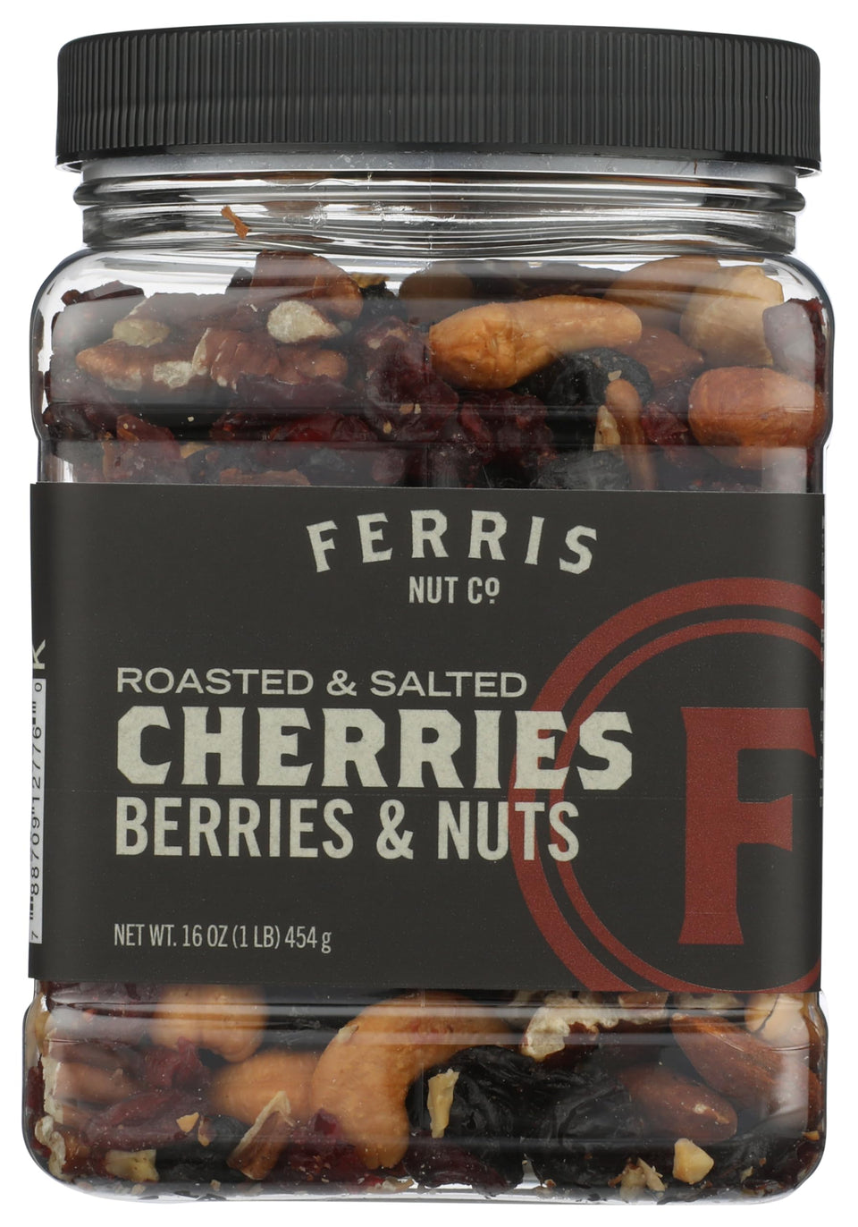 Ferris Coffee & Nut cherries-berries-nuts mix jar, ideal snack for entertaining or on-the-go snacking.