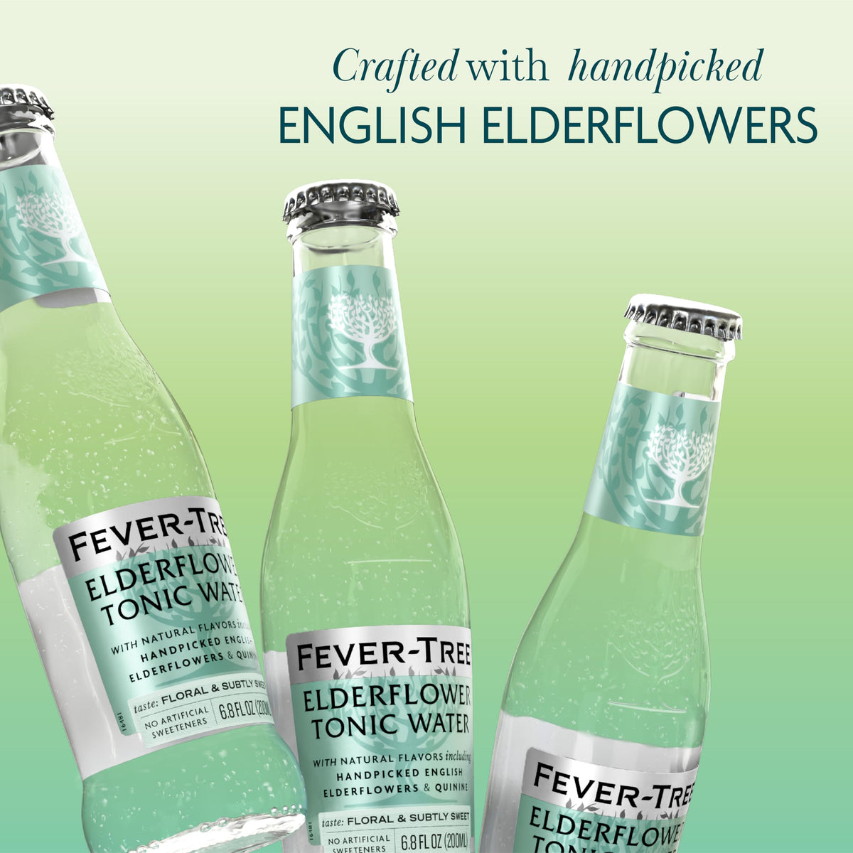 Fever-Tree Elderflower Tonic Water highlighting floral elderflower notes