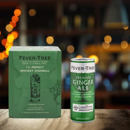 Fever-Tree Ginger Ale pack display, convenient for gatherings and tastings.