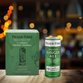 Fever-Tree Ginger Ale pack display, convenient for gatherings and tastings.