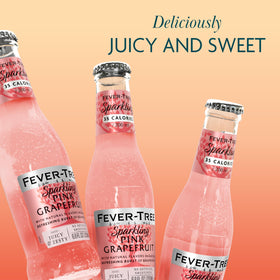 Fever-Tree ingredients reveal hand-picked Florida grapefruits, signaling premium quality.