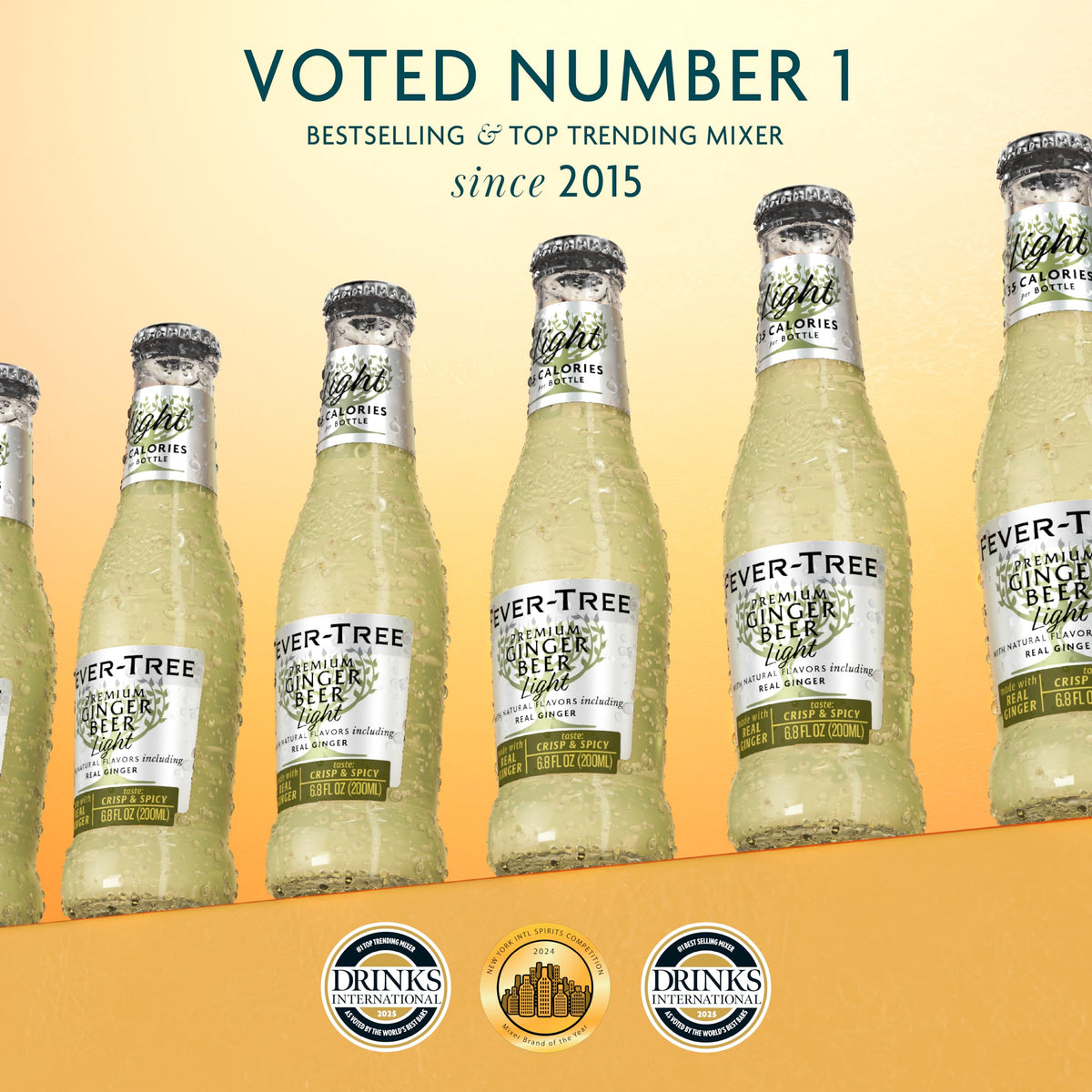Fever-Tree Light Ginger Beer can for convenient, on-the-go refreshment