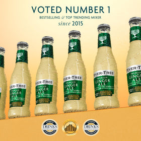 Fever-Tree Premium Ginger Ale label highlights no artificial sweeteners or colors
