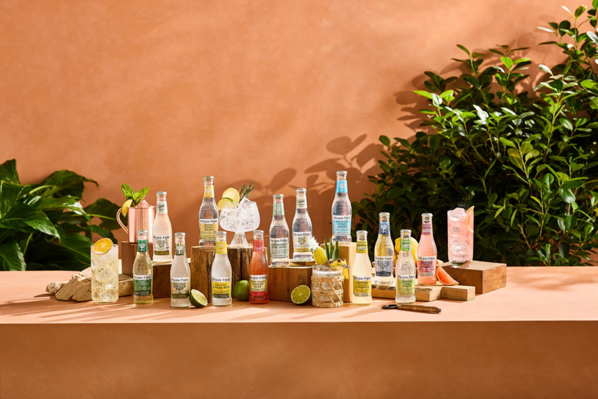 Fever-Tree Premium Ginger Ale served with spirits for balanced cocktails