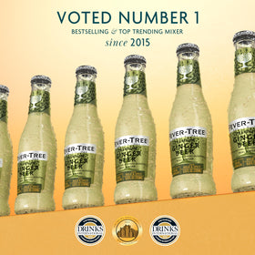 Fever-Tree Premium Ginger Beer served in a chilled glass for refreshing non-alcoholic enjoyment.
