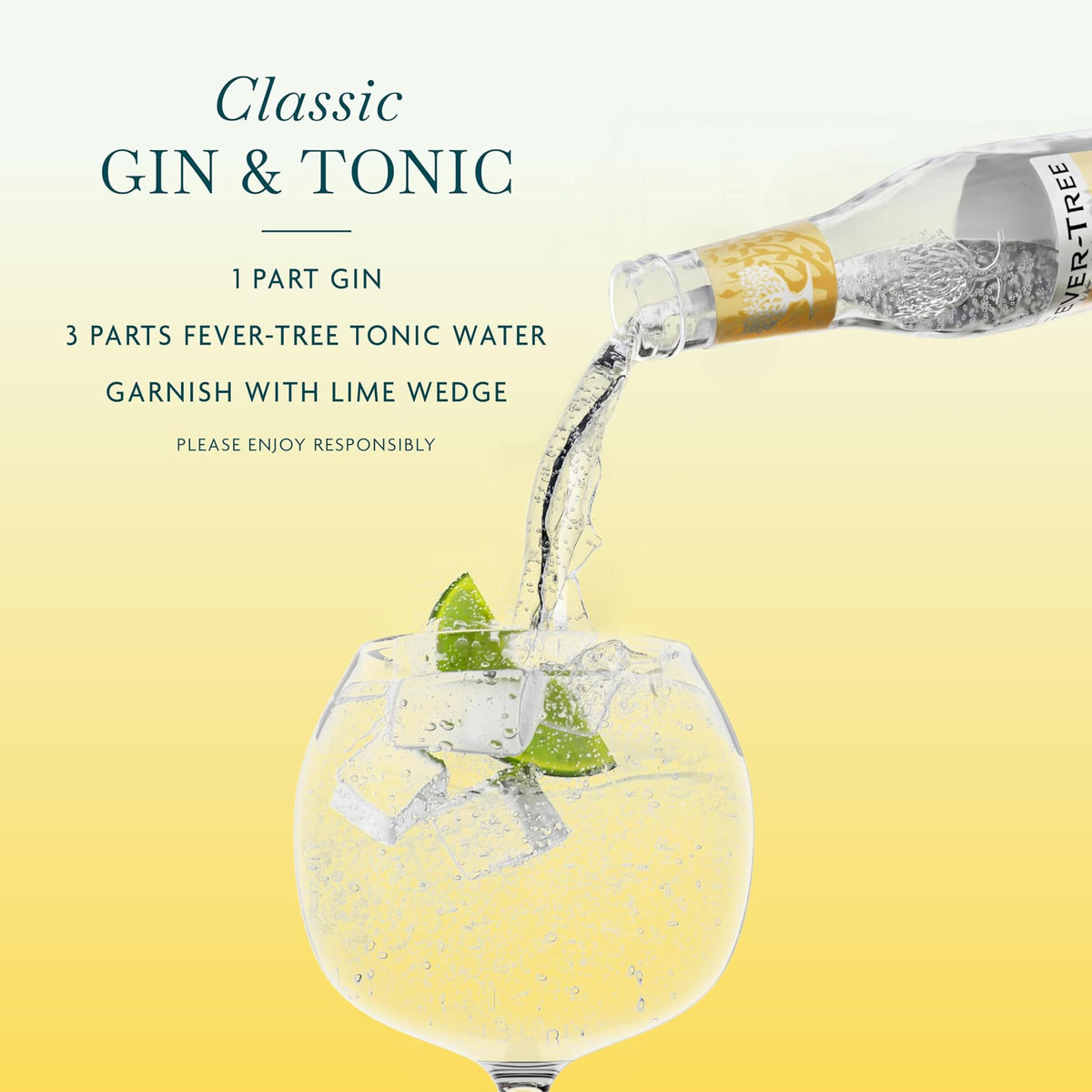 Fever-Tree Premium Indian Tonic label detail signaling premium ingredients.