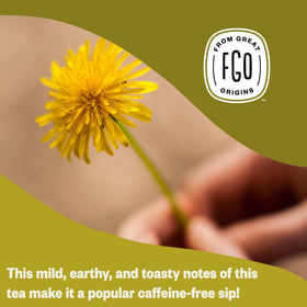 FGO Dandelion Root close-up cut and sifted leaves