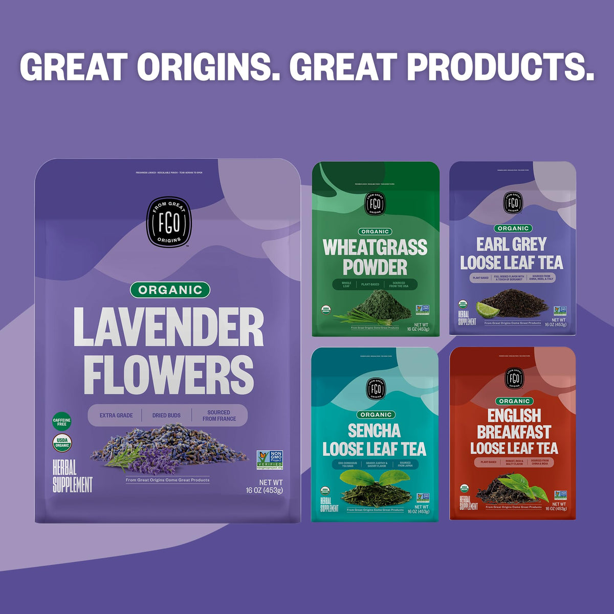 FGO dried lavender flowers for culinary and craft projects with French origin.