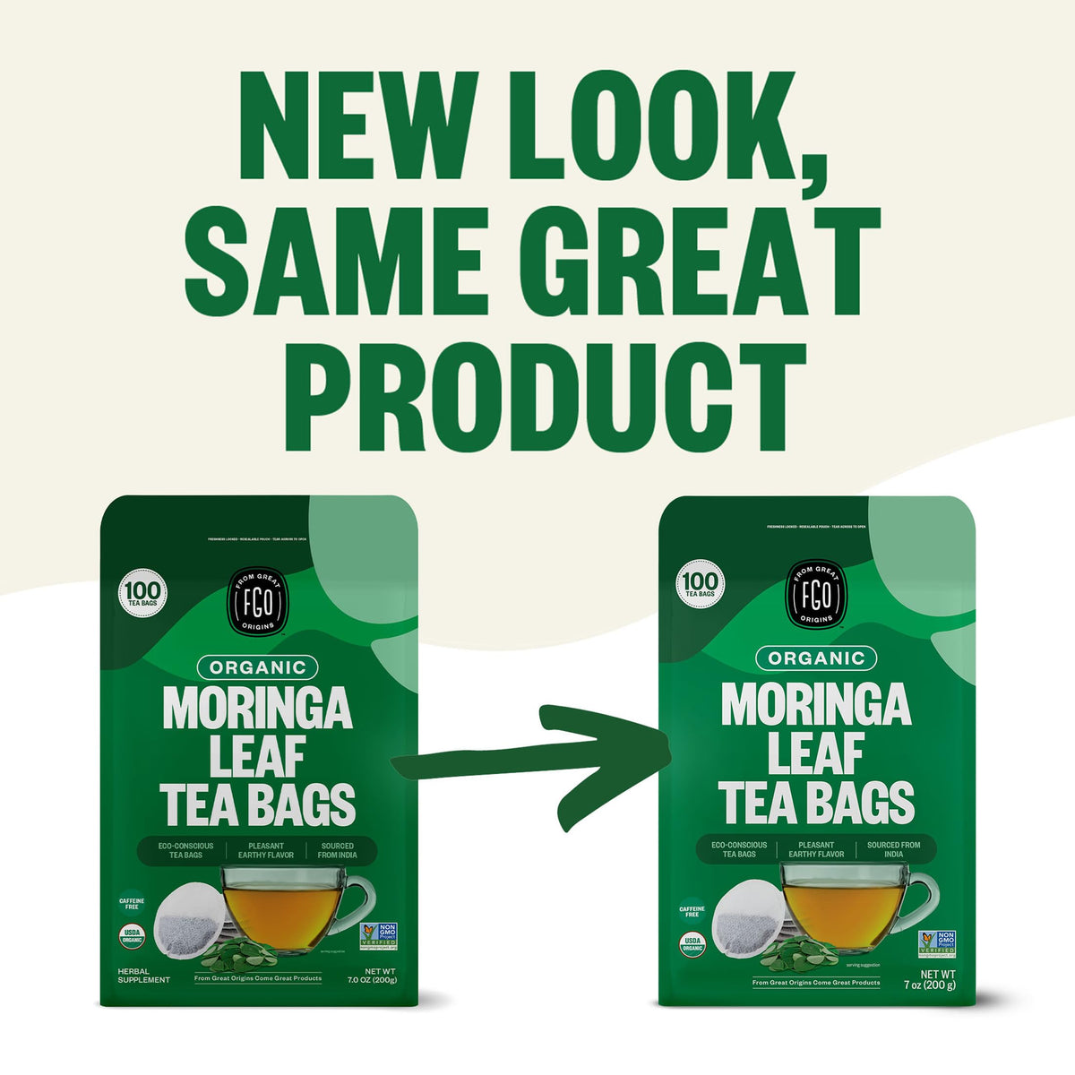 FGO Abacá hemp tea bags highlight sustainable packaging