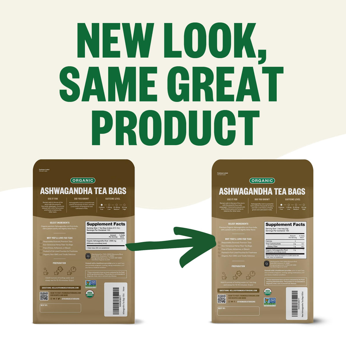 FGO foil-lined kraft bag preserves freshness and flavor