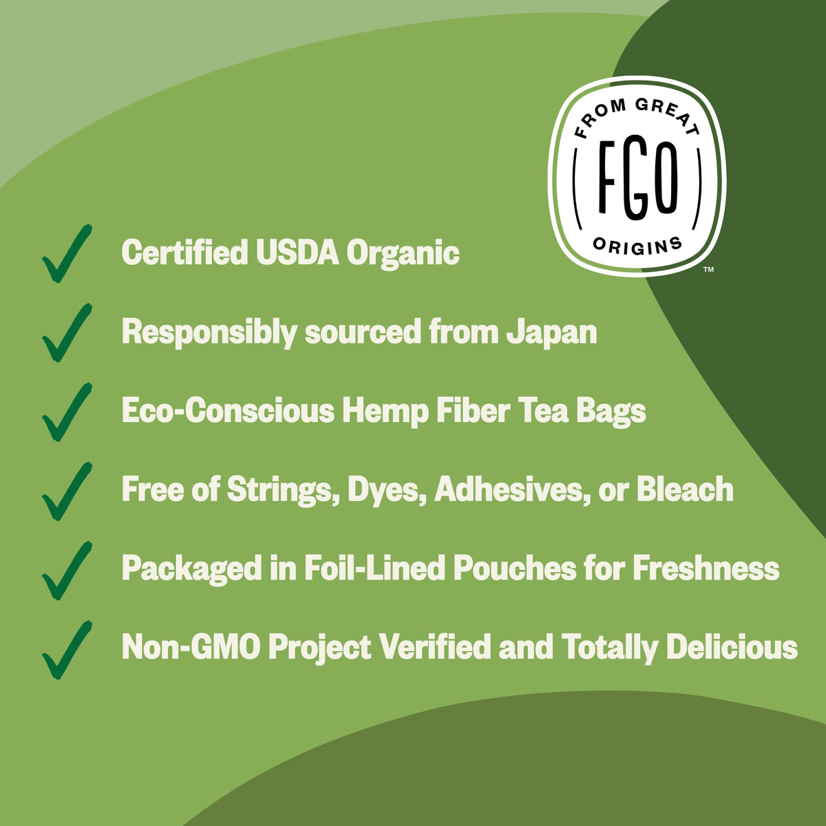 FGO Fresh water brewing tip supports optimal flavor extraction.