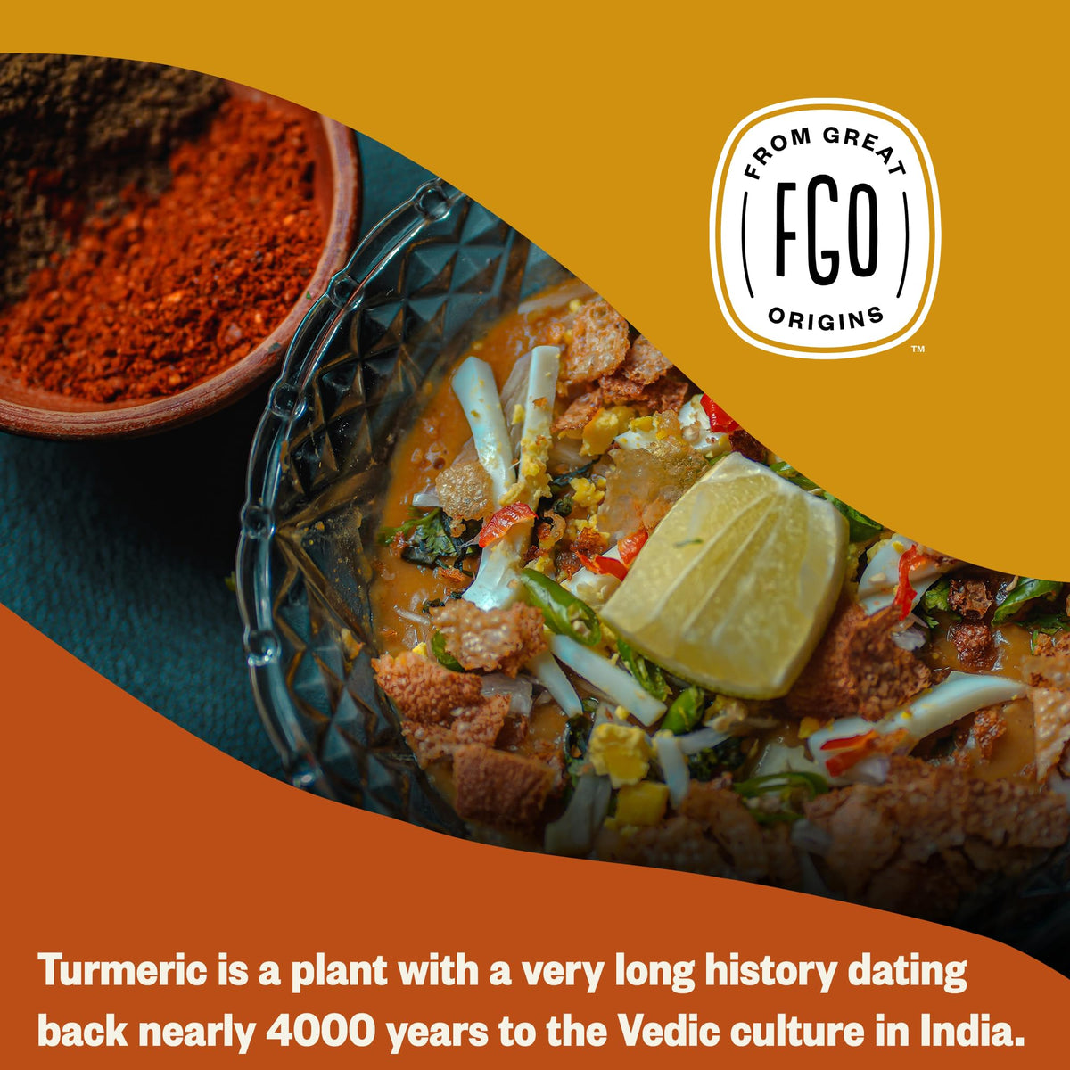 Non-GMO seal indicating non-GMO ingredients in FGO turmeric