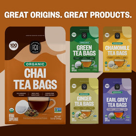 FGO Organic Chai Tea ready for daily brew.