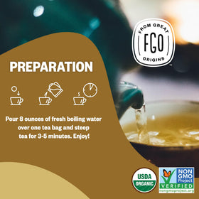 FGO USDA Organic certification seal signals trusted organic sourcing