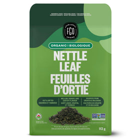FGO organic nettle leaf tea packaging from Bulgaria preserves fresh flavor.