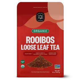 FGO Organic Rooibos Tea bulk bag ready for daily brewing.