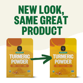 Measuring spoon with turmeric powder ideal for cooking experiments