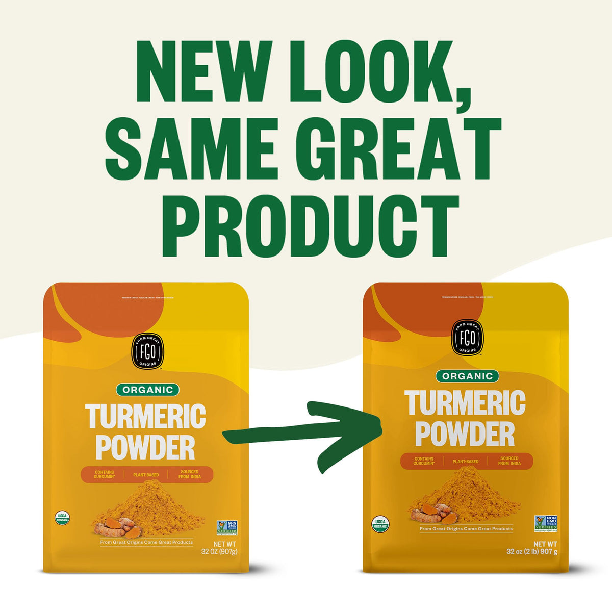 Close-up of vibrant golden turmeric powder for curries and stews.