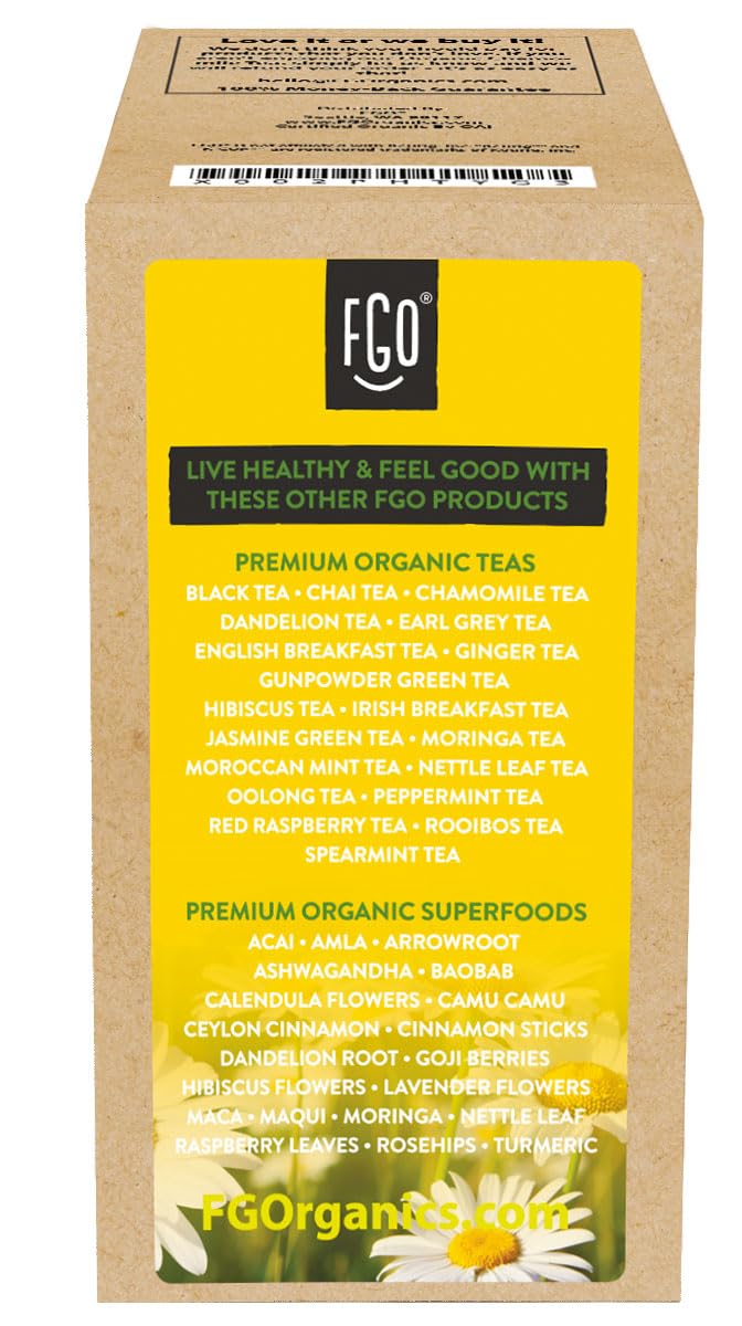 FGO USDA Organic seal on packaging signals trusted standards.