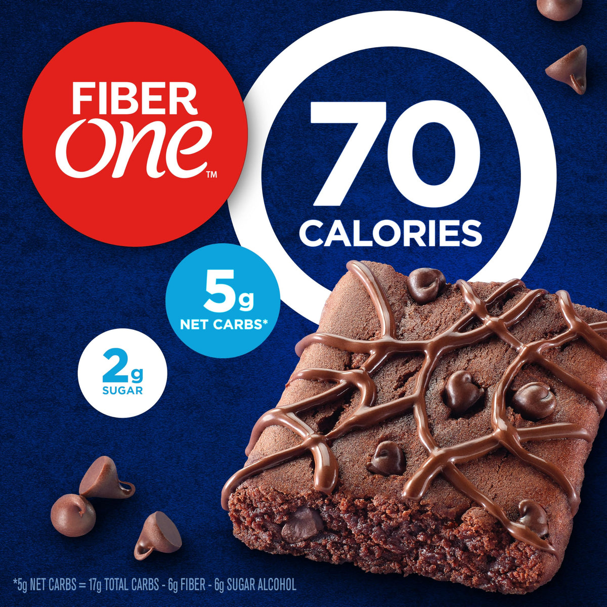 Fiber One brownie bar in lunchbox for on-the-go nibble.
