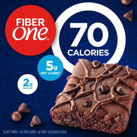Fiber One brownie bar in lunchbox for on-the-go nibble.