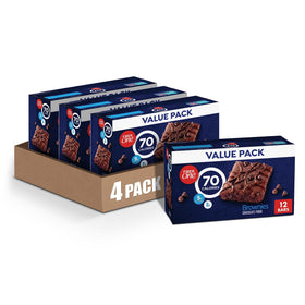 Fiber One 70 Calorie Chocolate Fudge brownie packaging for quick, guilt-free snacks.