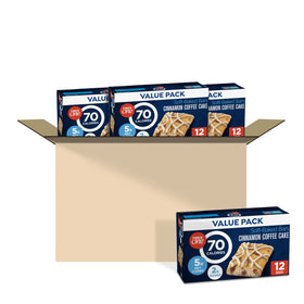 Fiber One Cinnamon Coffee Cake soft-baked bar in packaging for convenient snacking
