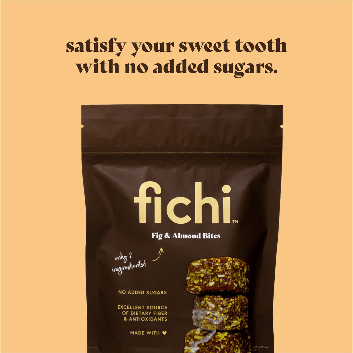 Fichi bites ready for gym or trail; convenient on-the-go snack.