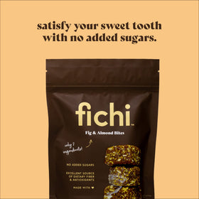 Fichi bites ready for gym or trail; convenient on-the-go snack.