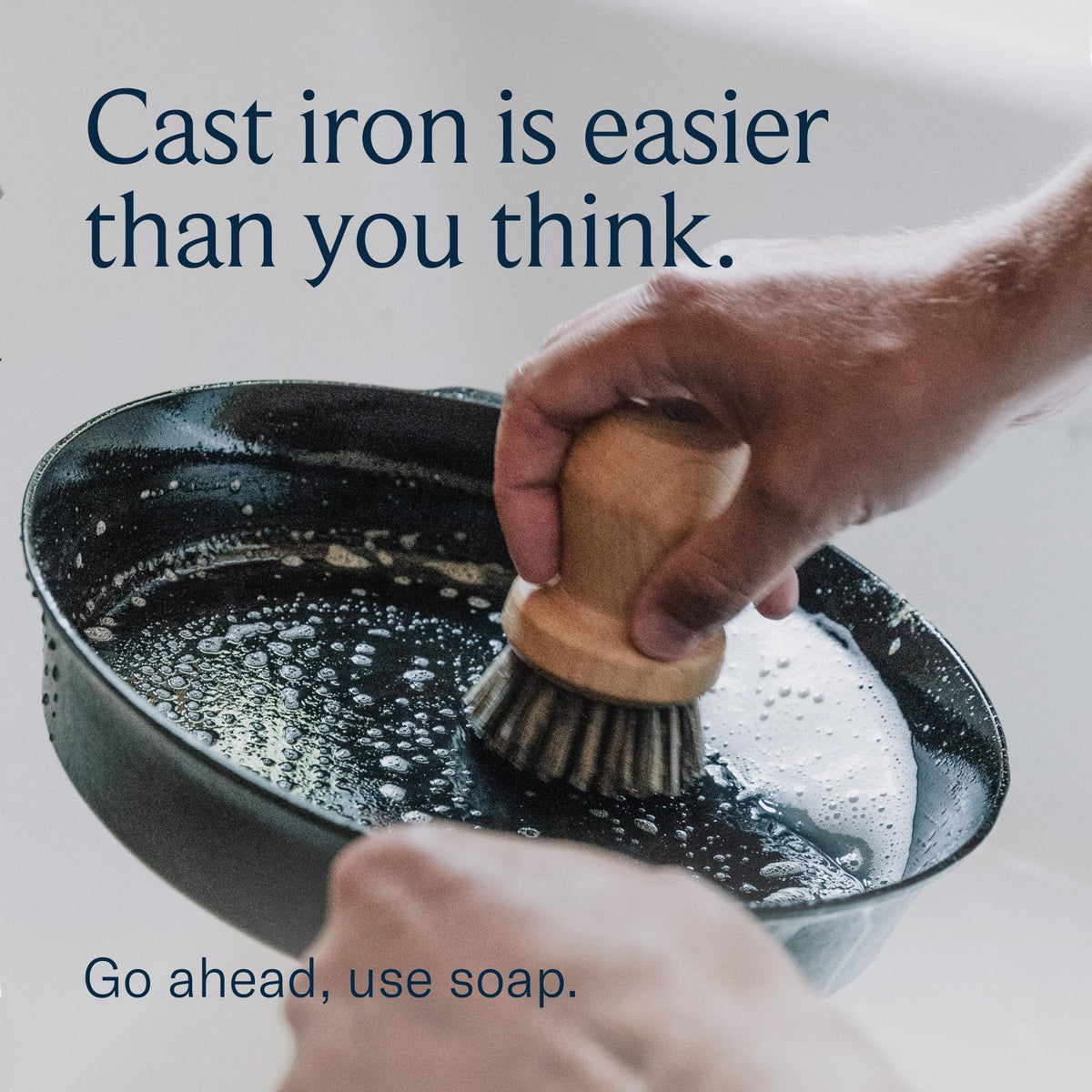 Field Company beeswax and oils provide durable, nonstick surface protection.