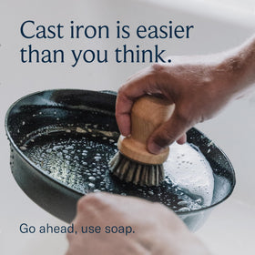 Field Company beeswax and oils provide durable, nonstick surface protection.