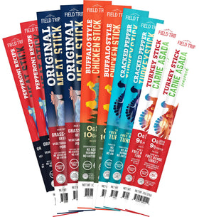 Field Trip grass-fed beef stick pack for busy days with high-protein on-the-go.