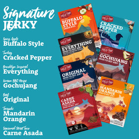 Field Trip Turkey Jerky cracked pepper travel snack offers protein on the go