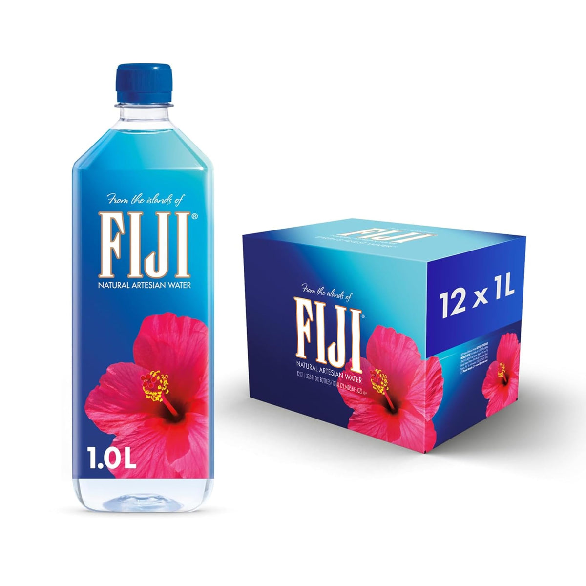 FIJI Artesian Water twelve-pack front view for premium hydration