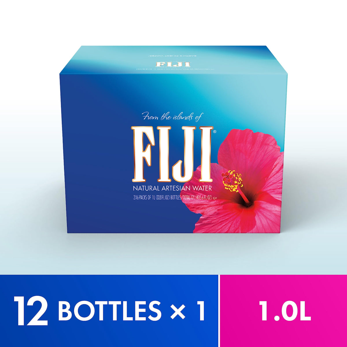 FIJI Artesian Water packaging and bulk pack design